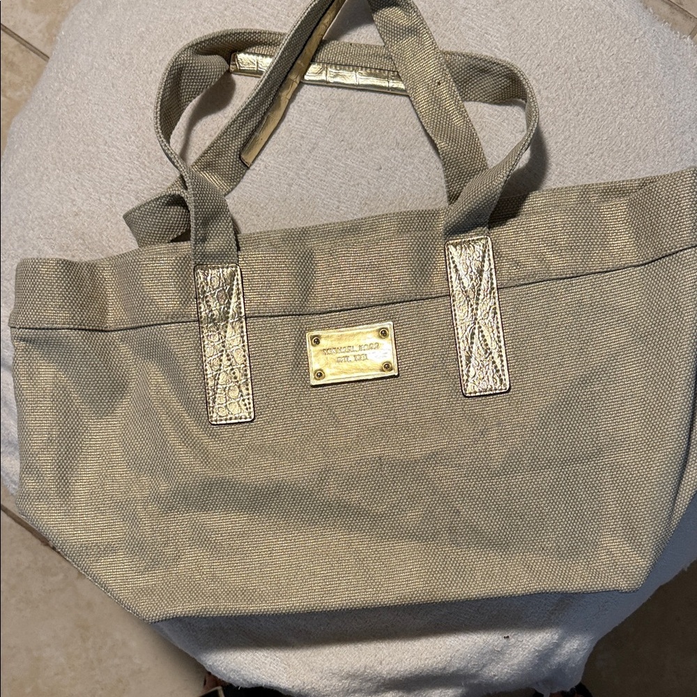 Michael Kors Metallic Gold Tote